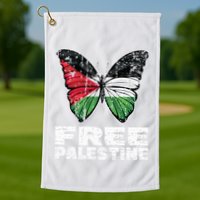 I Stand With Palestine For Their Freedom Free Palestine Golf Towel