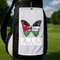 I Stand With Palestine For Their Freedom Free Palestine Golf Towel