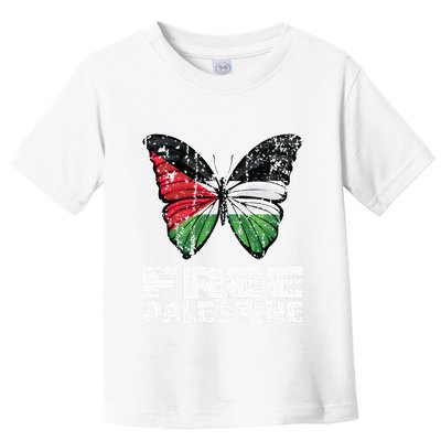 I Stand With Palestine For Their Freedom Free Palestine Toddler T-Shirt