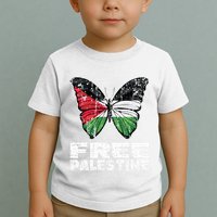 I Stand With Palestine For Their Freedom Free Palestine Toddler T-Shirt