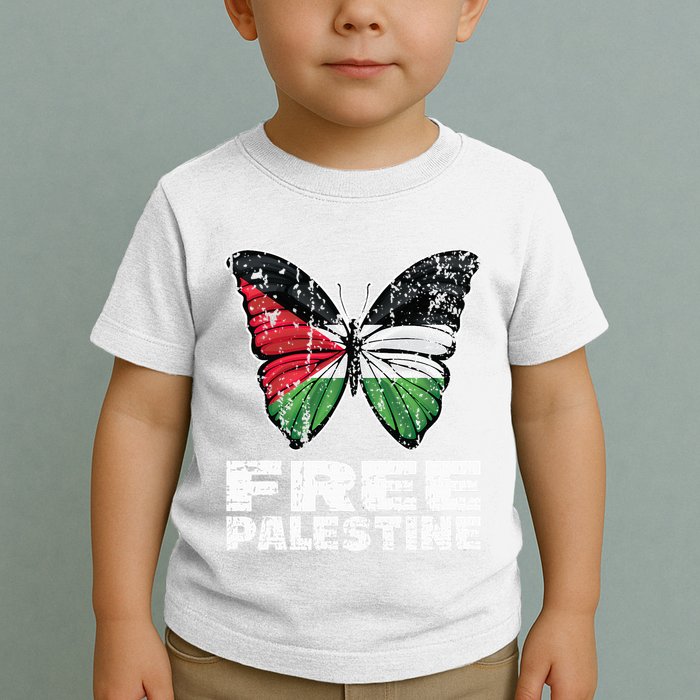 I Stand With Palestine For Their Freedom Free Palestine Toddler T-Shirt