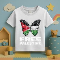 I Stand With Palestine For Their Freedom Free Palestine Toddler T-Shirt