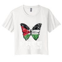 I Stand With Palestine For Their Freedom Free Palestine Crop Top