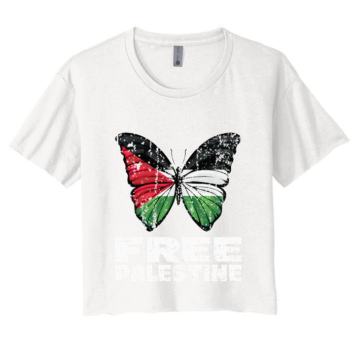I Stand With Palestine For Their Freedom Free Palestine Crop Top
