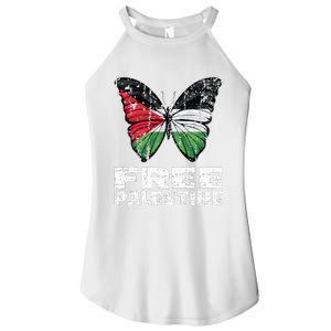 I Stand With Palestine For Their Freedom Free Palestine Women's Perfect Tri Rocker Tank