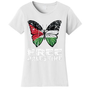 I Stand With Palestine For Their Freedom Free Palestine Women's T-Shirt