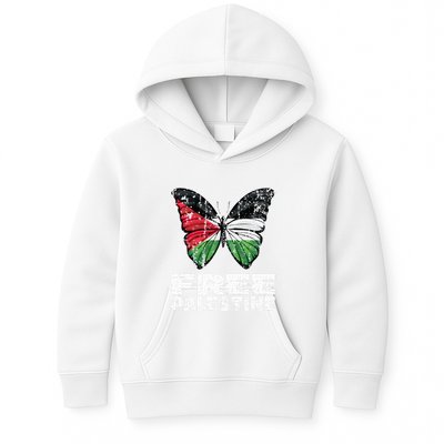 I Stand With Palestine For Their Freedom Free Palestine Kids Hoodie