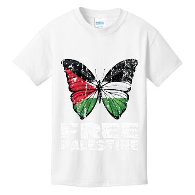 I Stand With Palestine For Their Freedom Free Palestine Kids T-Shirt