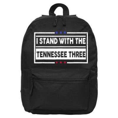 I Stand With the Tennessee Three 16 in Basic Backpack