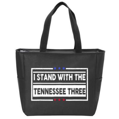 I Stand With the Tennessee Three Zip Tote Bag