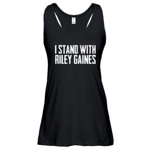 I Stand With Riley Gaines | Save Women's Sports Ladies Essential Flowy Tank