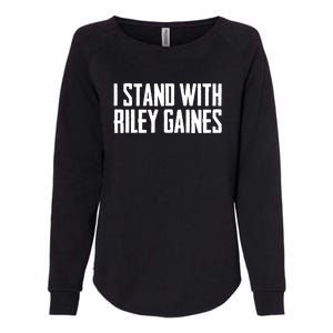 I Stand With Riley Gaines | Save Women's Sports Womens California Wash Sweatshirt