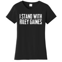 I Stand With Riley Gaines | Save Women's Sports Women's T-Shirt