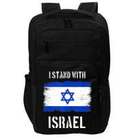 I Stand With Israel Israel Palestine Conflict Support Israel Impact Tech Backpack