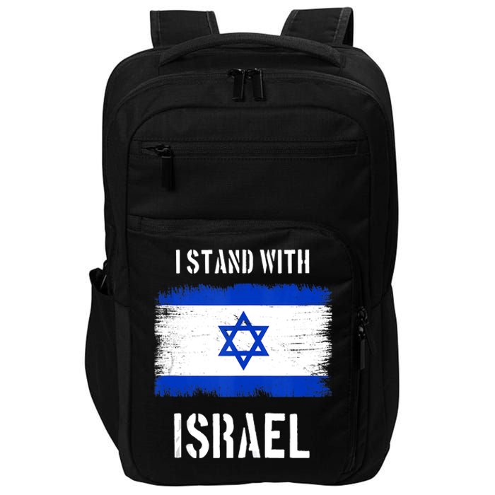 I Stand With Israel Israel Palestine Conflict Support Israel Impact Tech Backpack