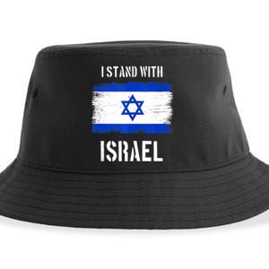 I Stand With Israel Israel Palestine Conflict Support Israel Sustainable Bucket Hat