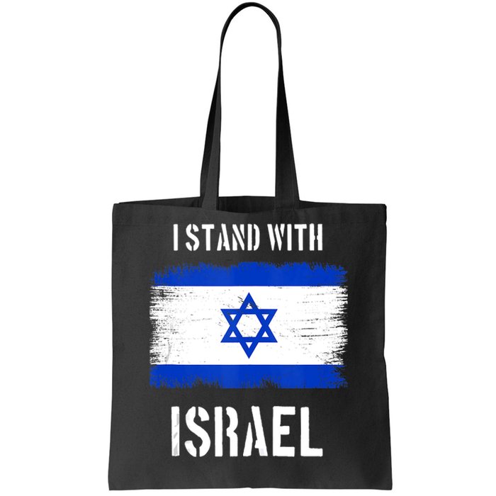 I Stand With Israel Israel Palestine Conflict Support Israel Tote Bag