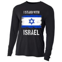 I Stand With Israel Israel Palestine Conflict Support Israel Cooling Performance Long Sleeve Crew