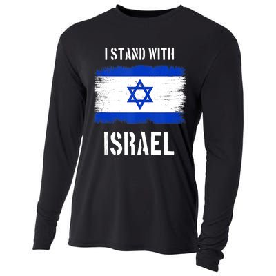 I Stand With Israel Israel Palestine Conflict Support Israel Cooling Performance Long Sleeve Crew