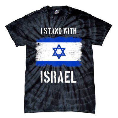 I Stand With Israel Israel Palestine Conflict Support Israel Tie-Dye T-Shirt