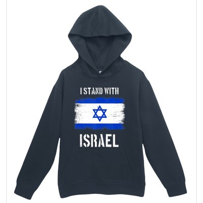 I Stand With Israel Israel Palestine Conflict Support Israel Urban Pullover Hoodie