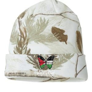 I Stand With Palestine For Their Freedom Free Palestine Kati Licensed 12" Camo Beanie