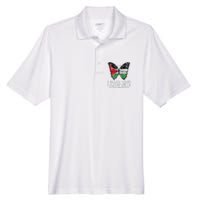 I Stand With Palestine For Their Freedom Free Palestine Men's Origin Performance Pique Polo