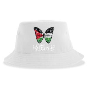 I Stand With Palestine For Their Freedom Free Palestine Sustainable Bucket Hat