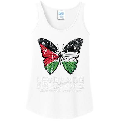 I Stand With Palestine For Their Freedom Free Palestine Ladies Essential Tank