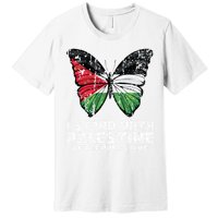 I Stand With Palestine For Their Freedom Free Palestine Premium T-Shirt