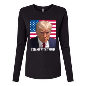 I Stand With Trump Gift Womens Cotton Relaxed Long Sleeve T-Shirt