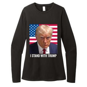 I Stand With Trump Gift Womens CVC Long Sleeve Shirt