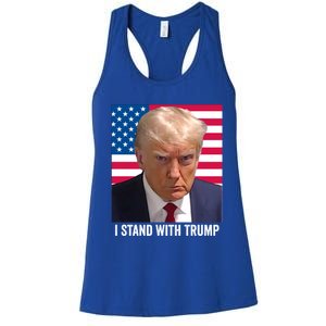 I Stand With Trump Gift Women's Racerback Tank