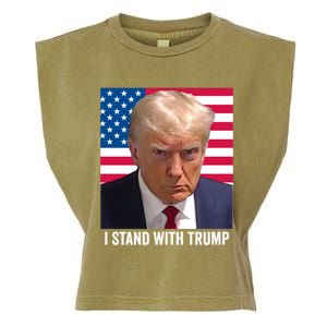 I Stand With Trump Gift Garment-Dyed Women's Muscle Tee