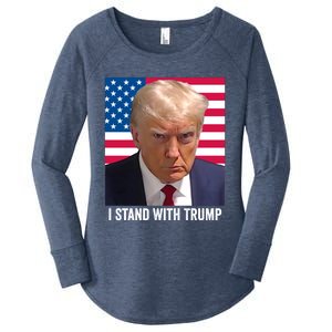 I Stand With Trump Gift Women's Perfect Tri Tunic Long Sleeve Shirt