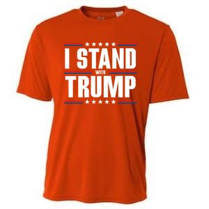 I Stand With Trump: 2024 Election Support Great Gift Cooling Performance Crew T-Shirt