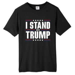 I Stand With Trump: 2024 Election Support Great Gift Tall Fusion ChromaSoft Performance T-Shirt