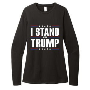 I Stand With Trump: 2024 Election Support Great Gift Womens CVC Long Sleeve Shirt