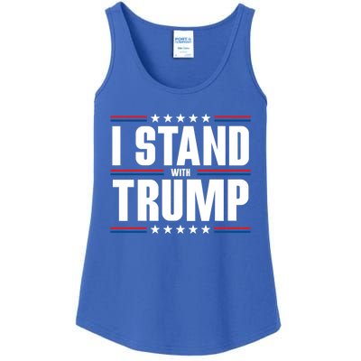 I Stand With Trump: 2024 Election Support Great Gift Ladies Essential Tank