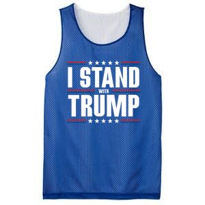 I Stand With Trump: 2024 Election Support Great Gift Mesh Reversible Basketball Jersey Tank