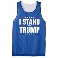 I Stand With Trump: 2024 Election Support Great Gift Mesh Reversible Basketball Jersey Tank