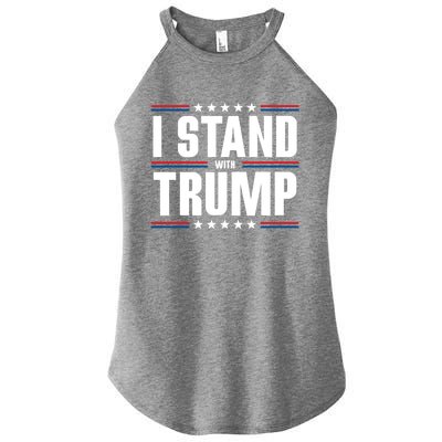 I Stand With Trump: 2024 Election Support Great Gift Women's Perfect Tri Rocker Tank