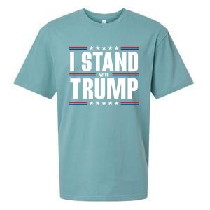 I Stand With Trump: 2024 Election Support Great Gift Sueded Cloud Jersey T-Shirt