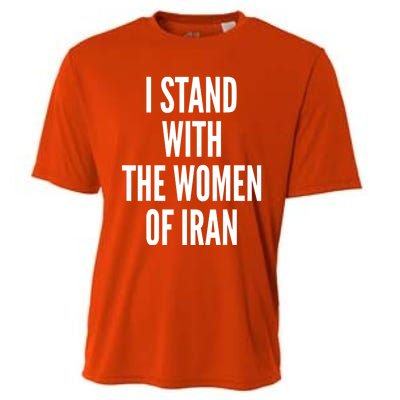 I Stand With The Women Of Iran Iranian Flag, #Freeiran FIST Cooling Performance Crew T-Shirt