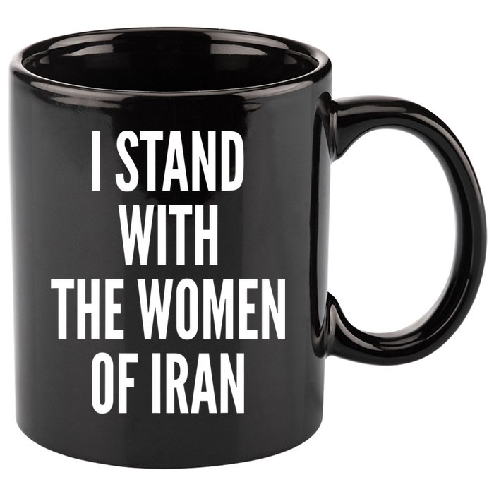 I Stand With The Women Of Iran Iranian Flag, #Freeiran FIST 11oz C Handle Ceramic Mug
