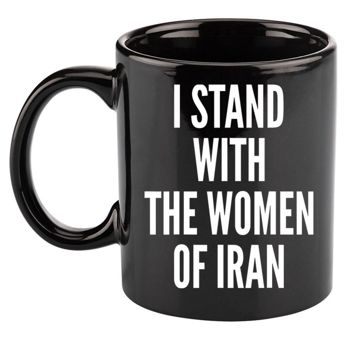 I Stand With The Women Of Iran Iranian Flag, #Freeiran FIST 11oz C Handle Ceramic Mug