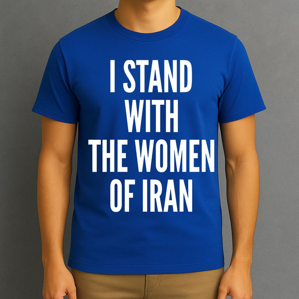 I Stand With The Women Of Iran Iranian Flag, #Freeiran FIST T-Shirt