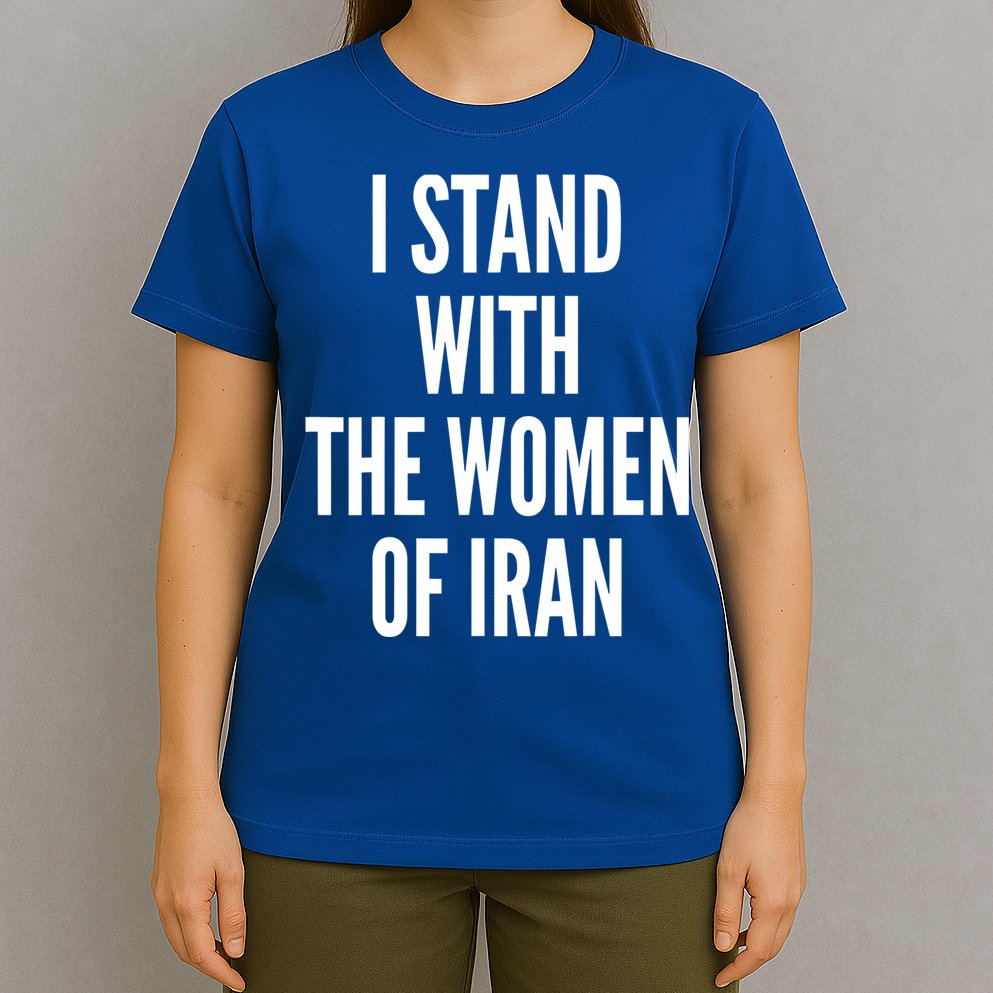 I Stand With The Women Of Iran Iranian Flag, #Freeiran FIST T-Shirt