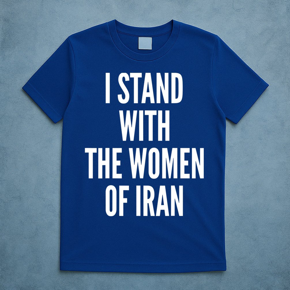 I Stand With The Women Of Iran Iranian Flag, #Freeiran FIST T-Shirt