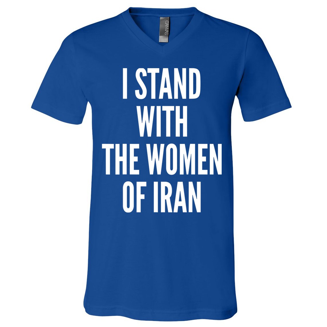 I Stand With The Women Of Iran Iranian Flag, #Freeiran FIST V-Neck T-Shirt